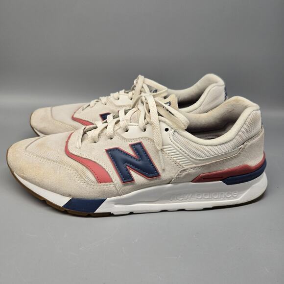 New Balance Shoes - Unisex Women's 11 Men’s 9.5 New Balance 997H White Blue Red Running Shoes